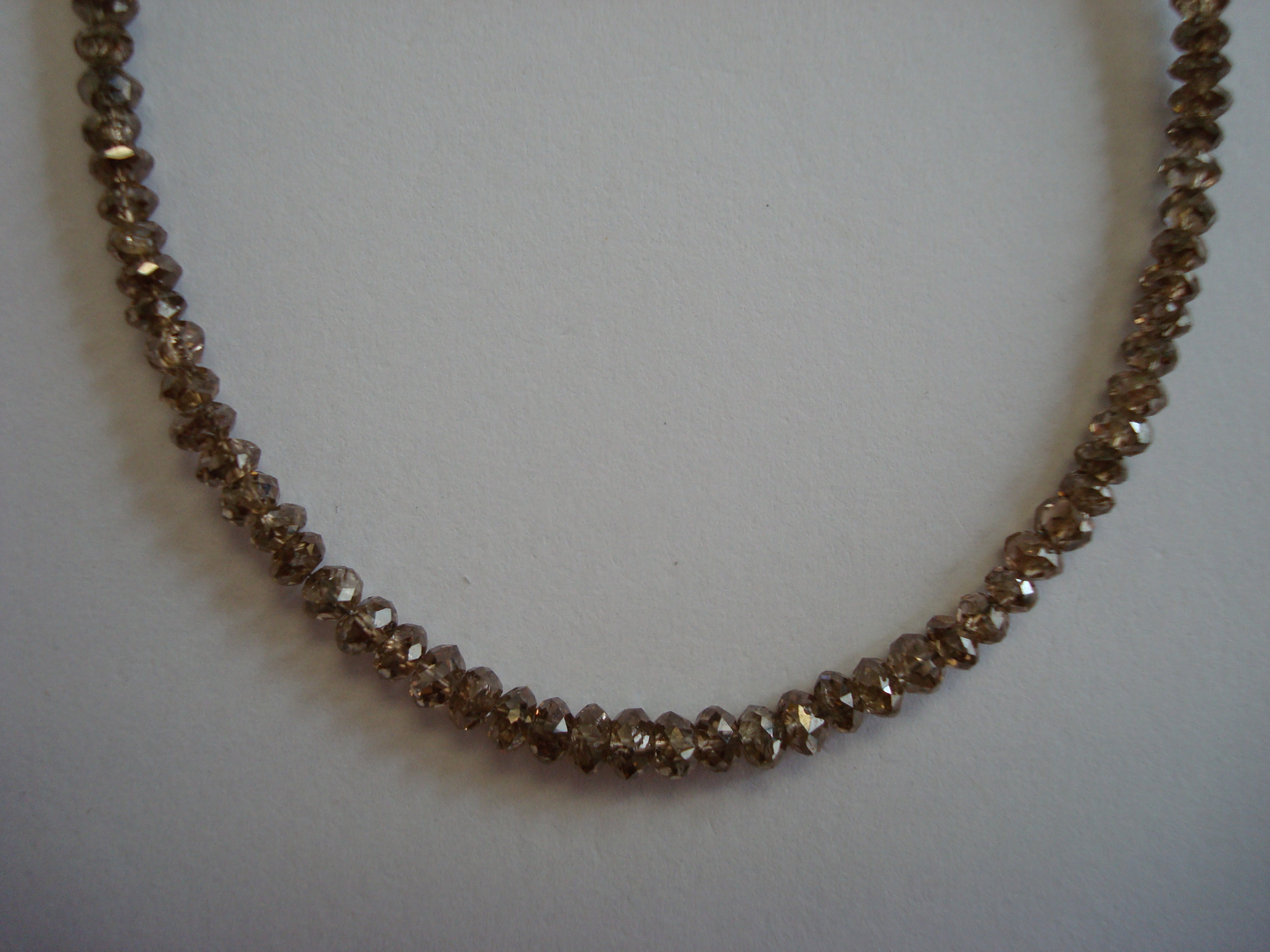 Champagne Diamond Beads 9 to 50 Cts