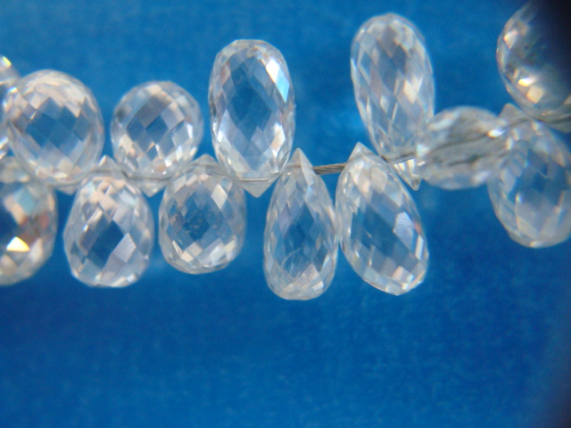 White diamond Briolletes